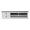 Homeroots 71in Classic White and Black Entertainment Unit with Two Drawers 397710 - alternate 1