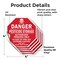 Signmission Danger Pesticide Storage Authorized, 4 inch X 4 inch, Vinyl Decal, 5PK OC-D-5PACK-4-45 - alternate 3
