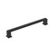 Amerock Appoint 7-9/16 in 192 mm Center-to-Center Matte Black Cabinet Pull BP36761FB - alternate 1