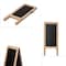 Vintiquewise 11-inch Wooden A-Frame Double-Sided Chalkboard and Menu Board Easel, Single QI004935.S - alternate 4
