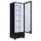 Koolmore 23 in. One Glass Door Commercial Display Merchandiser Refrigerator Cooler in Black, 10 cu. ft. KM-MDR-1GD-10C - alternate 1