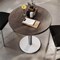 Flash Furniture Bennett 30 in Round Solid Wood Indoor Tabletop in Dark Brown with 18 in Round Dining Height GSF-RD30-DKBRN-TR18S-GG - alternate 3