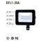 Factory 2U Lighting LED Flood Light 20w, 2000lm, 5000K, Knuckle Mount, 110-130V AC, Black 803820 - alternate 4