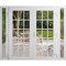 Vdomdoors Front Exterior Prehung Metal-Plastic Double Doors Clear Glass / MANUX 8151 White Silk / Office Comm MANUX8151DEXD-WS-W12+72+12xH80-LH-I - alternate 1