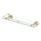 Gatco Premier Railing 20" Glass Shelf, Polished Brass 1438 - alternate 1