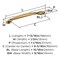 Amerock Intertwine 6-5/16 inch (160mm) Center-to-Center Champagne Bronze Cabinet Pull, 10PK 10VMP21174CZ - alternate 1