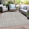 Homeroots 3' X 5' Taupe And Gray Geometric Washable Indoor Outdoor Area Rug 595607 - alternate 5