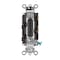 Leviton Wall Switch, 1 hp, Rocker, 20 A, Black 5622-2E - alternate 2