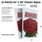 Signmission Roses, Plastic Signs Only 24 Inch x 36 Inch, Corrugated Plastic, 2PK CSB-2436-2PACK-Roses - alternate 2