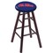 Holland Bar Stool Co Oak Bar Stool, Dark Cherry Finish, Ole' Miss Seat RC30OSDC - alternate 1