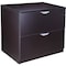 Boss 31" W 2 Drawer File Cabinet, Mocha, Letter/Legal N112-MOC - alternate 1