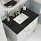 James Martin Vanities Chicago 36" Single Vanity, Glossy White, w/ 3 CM Phantome Eclos Top 503-V36-GW-3PHT - alternate 4