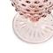 Martha Stewart 6 Piece 14.2 Ounce Clear Glass Hobnail Goblet Drinkware Set in Pink 120570.01 - alternate 3