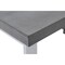 Homeroots 59" Elm Grey Manufactured Wood Rectangular Writing Desk With Two Drawers 482423 - alternate 4