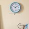 Clockswise Blue 8-In Analog Clock - Silent, Non-Ticking for Wall, Office Desk, Table and Shelf - QI004744.BL.8 - alternate 3