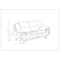 Homeroots 64in Beige And Silver Faux Leather Love Seat 329460 - alternate 3