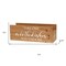 Homeroots 6" Brown Wood Desk Organizer 661202 - alternate 2