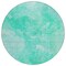 Homeroots 8' Teal Blue And Aqua Round Nautical Washable Indoor Outdoor Area Rug 581751 - alternate 4