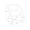 Office Star Products Resimercial Seating Faux Leather Lounge Chair, Black LRL-R107 - alternate 2