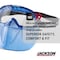 Jackson Safety Safety Goggles/Face Shield Combo, Clear Lens/Blue Shield, Anti-Fog, Indirect Vented, GPL500 Series 21000 - alternate 5
