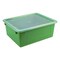 Storex Deep Storage Tray with Lid, Green 62547U05C - alternate 1