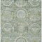 Homeroots 3' X 5' Sage And Gold Medallion Washable Indoor Outdoor Area Rug 616574 - alternate 3