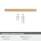 Amerock Versa 5-1/16 in 128 mm Center-to-Center Champagne Bronze Cabinet Pull BP36913CZ - alternate 3