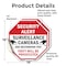 Signmission Security Alert Surveillance Cameras, 18 inch X 18 inch, Vinyl Decal, 2PK OC-D-2PACK-18-328 - alternate 2