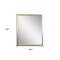 Homeroots 30" Gold Accent Mirror 606775 - alternate 3