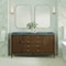 James Martin Vanities Myrrin 60'' D Vanity, Mid Century Walnut w/ Parisien Bleu Silestone Top w/FreePower Wireless Charger 485-V60D-WLT-FPBL - alternate 3