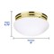 Westinghouse 2 LGT PB Ceil Fixture 66609 - alternate 2