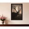 Homeroots Elk Sunrise Black Framed Print Wall Art 530014 - alternate 2