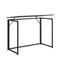 Homeroots 40" Gray Wood and Stainless Steel Computer Desk 723733 - alternate 1