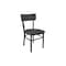 Bfm Seating Bristol Chair - Grade 4 Upholstered Seat & Back - Steel Frame - Sand Black Finish 4301CSTT006-SB - alternate 1