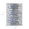 Homeroots 8' X 10' Blue Gray And Silver Abstract Washable Indoor Outdoor Area Rug 582383 - alternate 3
