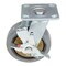 Vestil Rubber Swivel With Brake Caster 6 In. Diameter x 2 In. Width 771 Lb. Capacity Dark Gray/Gold CST-KSM-6X2MR-SWB - alternate 3