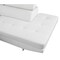 Homeroots Gray Leather L Shaped Two Piece Corner Sectional 366220 - alternate 6