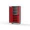 Strong Hold 14 GA Bin Cabinet with 3 Shelves - 36 In W. x 75 In. H x 24 In. D - 106 Red Bins 36-BBS-243-106R-L - alternate 2