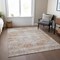 Homeroots 8' X 10' Copper And Beige Floral Washable Indoor Outdoor Area Rug 605082 - alternate 2