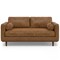 Homeroots 72" Brown Leather Sofa 640986 - alternate 1