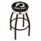 Holland Bar Stool Co 30" Blk Wrinkle POW/MIA Swivel Bar Stool, Chrome Ring L8B3C30POWMIA - alternate 1