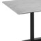 Flash Furniture 48" x 30" Outdoor Tabletop, Gray Faux Concrete, Seamless Surface Technology, 27x15 Black Table Base ST-REC3048-CMGY-TB002B-GG - alternate 4