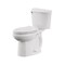 American Standard Complete Toilet, Elongated Bowl, 1.28 gpf Flush, 12 in Rough-In, 16-1/2 in H Rim, White 736AA101.020 - alternate 2