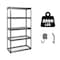 Shuntong Atlas 5-Tier 30 in.W x 12 in.D x 60 in.H Heavy Duty Shelving Load 2500 Lbs Wire Deck, Hammertone B-ATLAS301260-5H500 - alternate 1