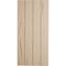 Ekena Millwork Rustic Four Board Joined Board-n-Batten Hand Hewn Faux Wood Shutters w/No Batten, 22W x 76H, PR SHUBJN22X76HHPR - alternate 5