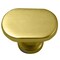 Mng Hardware Aspen Oval Knob - Matte Brushed Brass 81204 - alternate 1