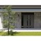 Vdomdoors Front Exterior Prehung Aluminum Double Doors Ronex0144 Grey 1 Sidelight and Top Transom Mirrored RONEX0144DEXD-GRE-W72+12xH96+12-RH-I - alternate 2