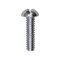 Auveco 6-32 x 1/2in Slotted Round Head Machine Screw Zinc, 100PK 2530 - alternate 1