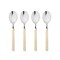 Mepra Fantasia Coffee Spoon Set - 4 Pcs. - Sesame 10D644407 - alternate 1