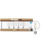 Bulbrite LED Filament PK of 4, 7.6 W Dimmable G25 Light Bulb with Clear Finish and E26 Base, 2700K 776239 - alternate 2